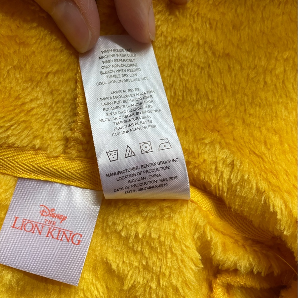 0-3 months Disney Lion King Simba Zip Up - Picture 10 of 11